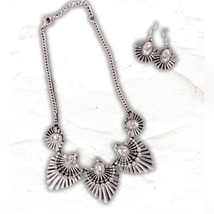 Necklace and matching earrings